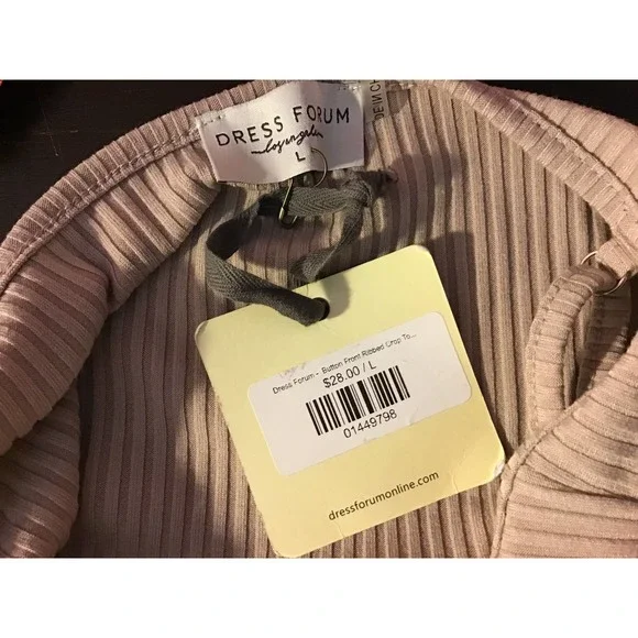 Dress Forum Tan Tank Women’s SZ L - Picture 3 of 3